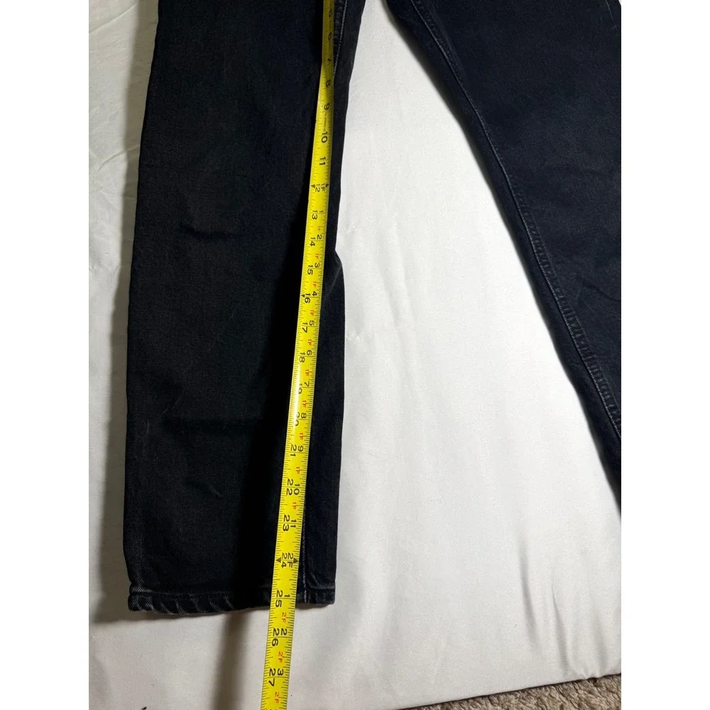 Zara Kids Jeans Charcoal Wash Straight Leg Youth Denim Preppy Y2K Style - Picture 2 of 5